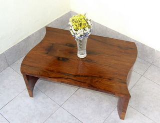 Superb, Serpintine Shaped, Art Deco Coffee Table. Click here for more details.