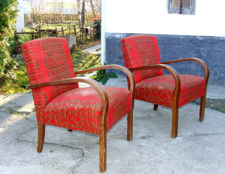 Pair of Vintage Cocktail Chairs.