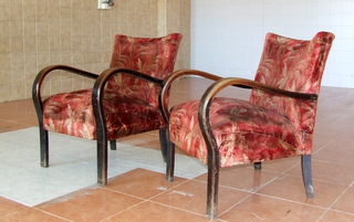 Pair of Art Deco Armchairs.