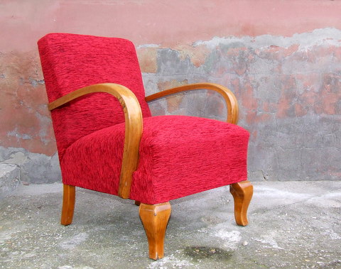 Art Deco Armchair, Cocktail Chair.