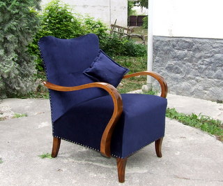 Art Deco Single Armchair.