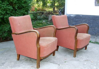 Art Deco Armchairs. 1930's.