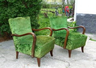 Pair of Art Deco Armchairs.