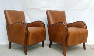 Art Deco Armchairs.