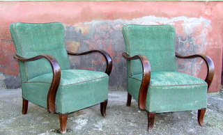 Art Deco Club Chairs.