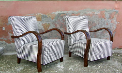 Pair of Art Deco Armchairs